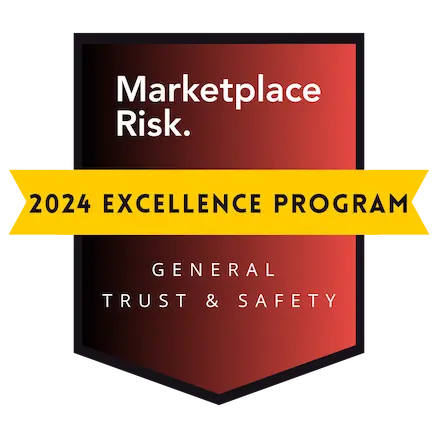 Marketplace Risk 2024 Excellence Program for General Trust & Safety
